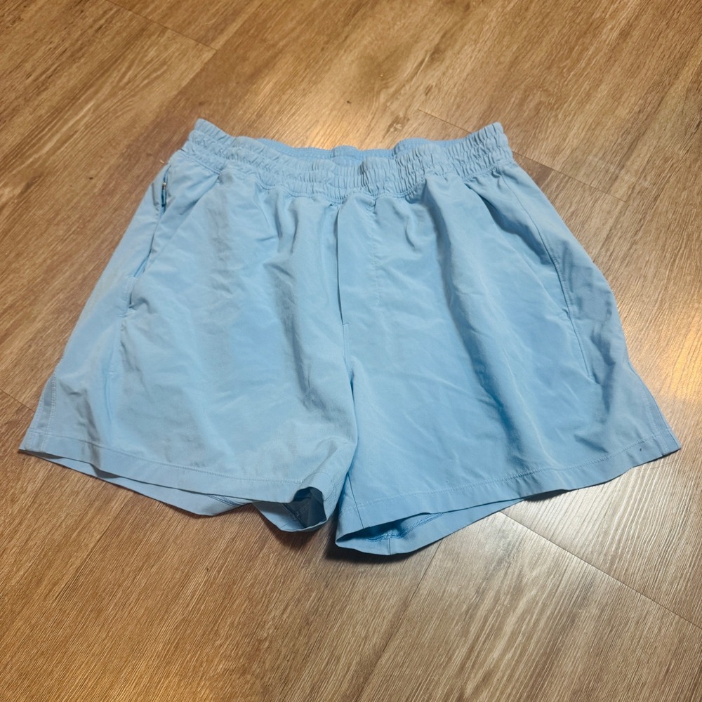 Lululemon Pace Breaker Mens 5 Inch Inseam Athletic Shorts Light Blue Size Small